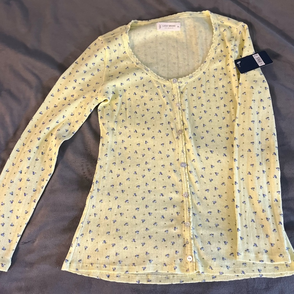 Lucky brand blouse XS
